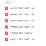 2021衡水中学初中理科状元笔记分享内容大全电子版下载